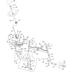 McCulloch M155107H - 96041000706 - 2011-08 - Steering Parts Diagram