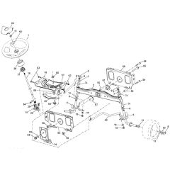 McCulloch M155107H - 96041001000 - 2007-08 - Steering Parts Diagram