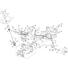 McCulloch M155107H - 96041001002 - 2009-02 - Steering Parts Diagram
