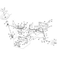 McCulloch M155107H - 96041001003 - 2010-03 - Steering Parts Diagram