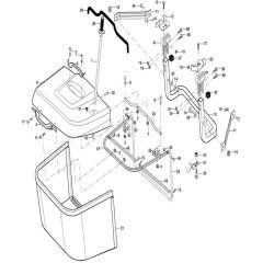 McCulloch M155107HRB - 96061010002 - 2008-08 - Bagger Parts Diagram