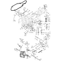 McCulloch M155107HRB - 96061010002 - 2008-08 - Drive Parts Diagram