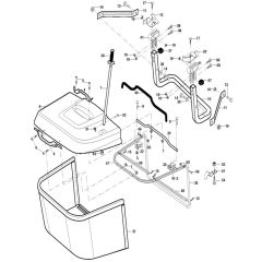 McCulloch M155107HRB - 96061010004 - 2010-03 - Bagger Parts Diagram