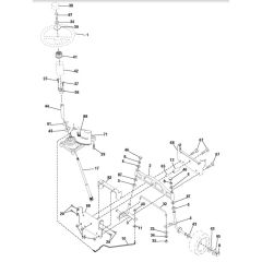 McCulloch M155107HRB - 96061010004 - 2010-03 - Steering Parts Diagram