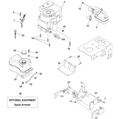 McCulloch M155107HRB - 96061010005 - 2010-07 - Engine Parts Diagram