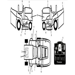 McCulloch M155107HRB - 96061010006 - 2010-01 - Decals Parts Diagram