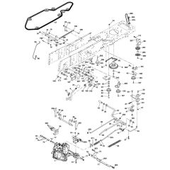 McCulloch M155107HRB - 96061010006 - 2010-01 - Drive Parts Diagram