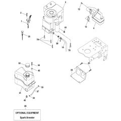 McCulloch M155107HRB - 96061012304 - 2010-03 - Engine Parts Diagram