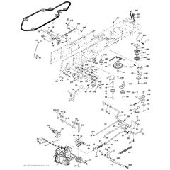 McCulloch M155107HRB - 96061012305 - 2010-07 - Drive Parts Diagram