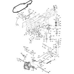 McCulloch M155107HRB - 96061031500 - 2010-09 - Drive Parts Diagram