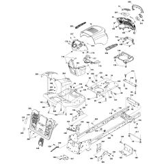 McCulloch M155-107TC - 96051006400 - 2012-10 - Chassis & Enclosures Parts Diagram