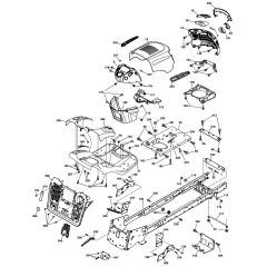 McCulloch M155-107TC - 96051006501 - 2013-01 - Chassis & Enclosures Parts Diagram
