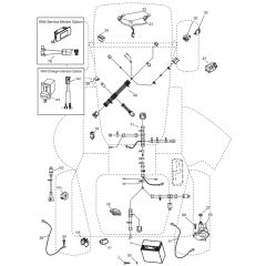 McCulloch M155-107TC - 96051006501 - 2013-01 - Electrical Parts Diagram