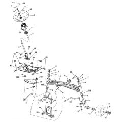 McCulloch M155-107TC - 96051006501 - 2013-01 - Steering Parts Diagram