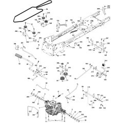 McCulloch M155-107TC - 96051006503 - 2014-06 - Drive Parts Diagram
