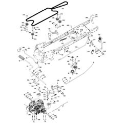 McCulloch M155-107TC - 96051015100 - 2016-07 - Drive Parts Diagram