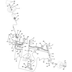 McCulloch M155H107 - 96041031800 - 2012-12 - Steering Parts Diagram