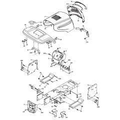 McCulloch M1638 - 96011021301 - 2007-11 - Chassis & Enclosures Parts Diagram
