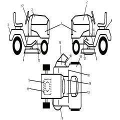 McCulloch M16538H - 96041011700 - 2010-03 - Decals Parts Diagram