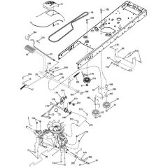 McCulloch M16538H - 96041011700 - 2010-03 - Drive Parts Diagram