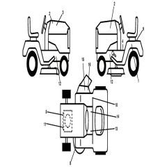 McCulloch M165-107T - 96041029400 - 2012-11 - Decals Parts Diagram