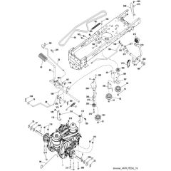 McCulloch M165-107T - 96041029400 - 2012-11 - Drive Parts Diagram