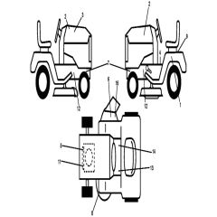 McCulloch M165-107T - 96041033700 - 2013-06 - Decals Parts Diagram