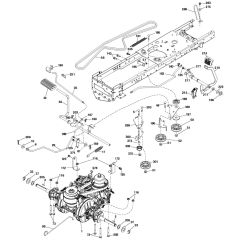 McCulloch M165-107T - 96041035500 - 2013-06 - Drive Parts Diagram