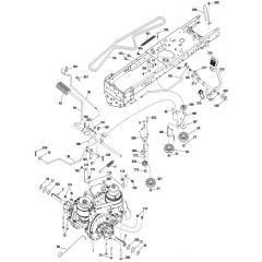 McCulloch M165-97T - 96041040700 - 2017-06 - Drive Parts Diagram