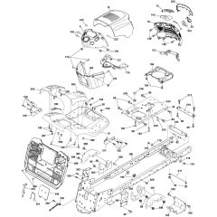 McCulloch M165-97TC CLASSIC - 96051016601 - 2018-07 - Chassis & Enclosures Parts Diagram