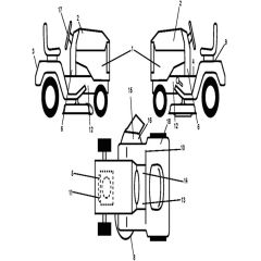McCulloch M17538H - 96041023201 - 2012-06 - Decals Parts Diagram