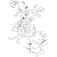 McCulloch M17538H - 96041023201 - 2012-06 - Mower Deck - Cutting Deck Parts Diagram
