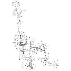 McCulloch M17538H - 96041023201 - 2012-06 - Steering Parts Diagram