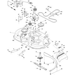 McCulloch M17538H - 96041023202 - 2013-06 - Mower Deck - Cutting Deck Parts Diagram