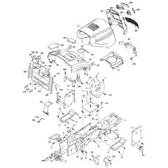 McCulloch M175H38RB - 96061033601 - 2012-08 - Chassis & Enclosures Parts Diagram