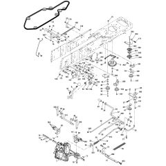 McCulloch M175H38RB - 96061033601 - 2012-08 - Drive Parts Diagram