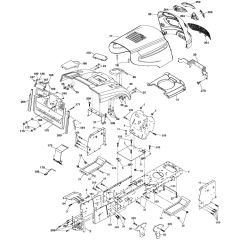 McCulloch M175H38RB - 96061033602 - 2013-06 - Chassis & Enclosures Parts Diagram