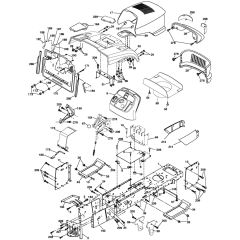 McCulloch M185107HRB - 96061009702 - 2009-04 - Chassis & Enclosures Parts Diagram
