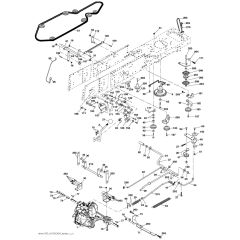 McCulloch M185107HRB - 96061009702 - 2009-04 - Drive Parts Diagram