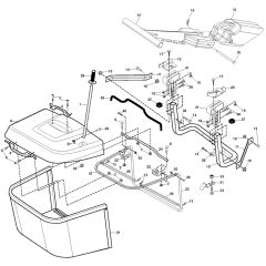 McCulloch M185107HRB - 96061012205 - 2010-01 - Bagger Parts Diagram