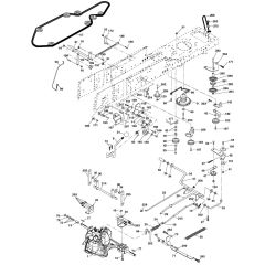 McCulloch M185107HRB - 96061012205 - 2010-01 - Drive Parts Diagram
