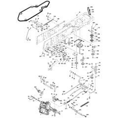 McCulloch M185107HRB - 96061012208 - 2011-02 - Drive Parts Diagram