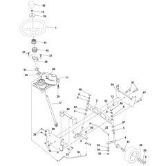 McCulloch M185107HRB - 96061012208 - 2011-02 - Steering Parts Diagram