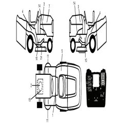 McCulloch M185107T - 96051006600 - 2012-11 - Decals Parts Diagram