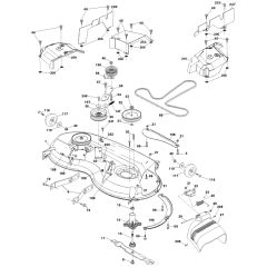 McCulloch M185117T - 96041029700 - 2012-11 - Mower Deck - Cutting Deck Parts Diagram