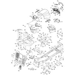 McCulloch M185-107TC - 96051006704 - 2015-12 - Chassis & Enclosures Parts Diagram