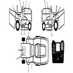 McCulloch M185-107TC - 96051006704 - 2015-12 - Decals Parts Diagram