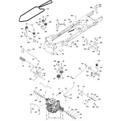McCulloch M185-107TC - 96051006704 - 2015-12 - Drive Parts Diagram