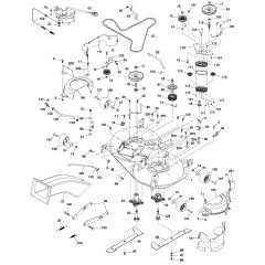 McCulloch M185-107TC - 96051010000 - 2013-06 - Mower Deck - Cutting Deck Parts Diagram