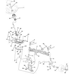 McCulloch M185-107TC - 96051010000 - 2013-06 - Steering Parts Diagram